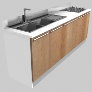 Archibit Gneration s.r.l. share 3d model of Snaidero Kitchen