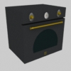 packed_oven, 3d model oven