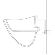 bidet cad detail