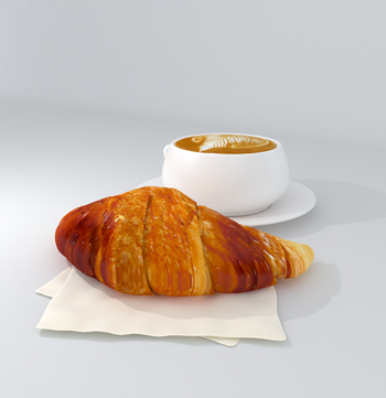 cappuccino & croissant