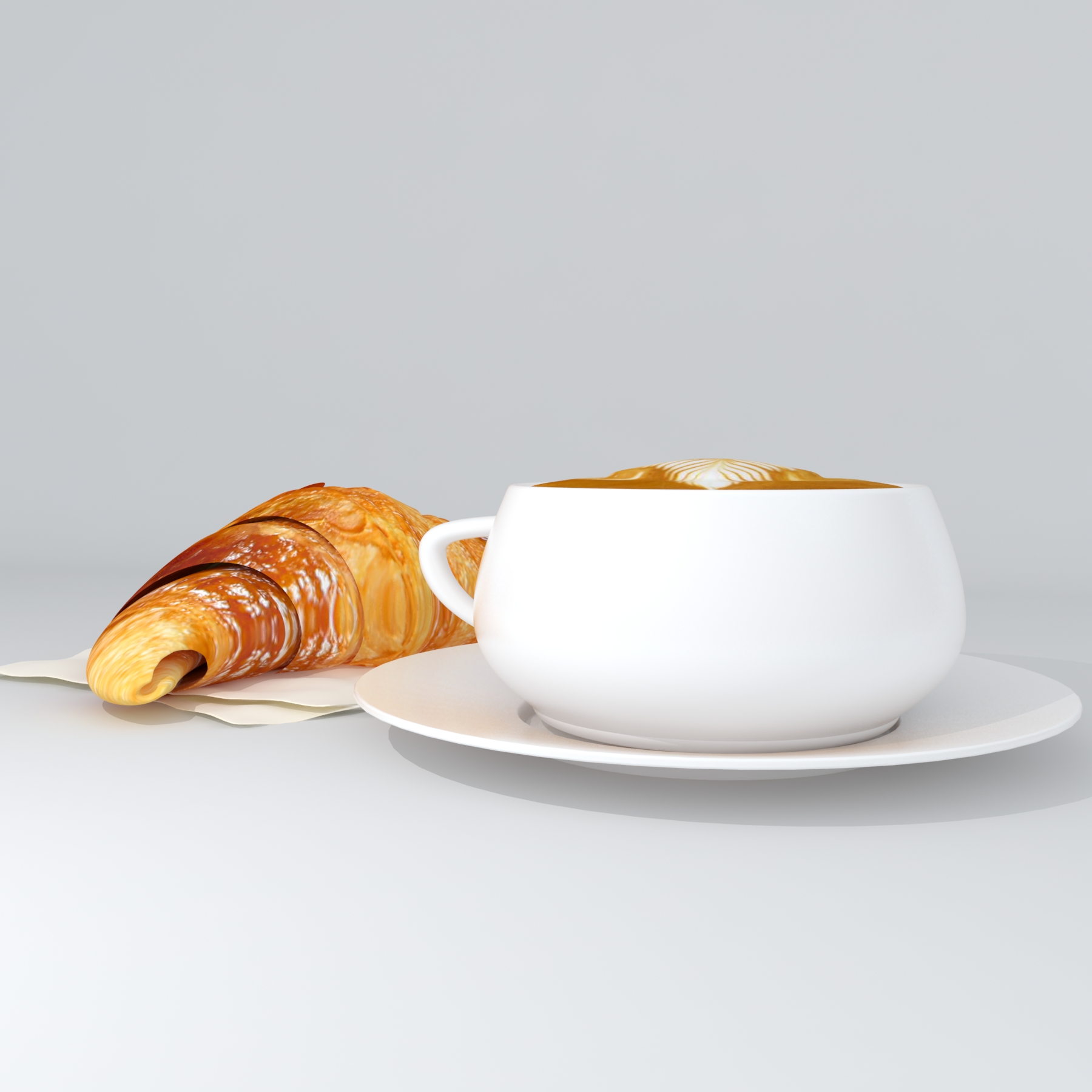 cappuccino & croissant