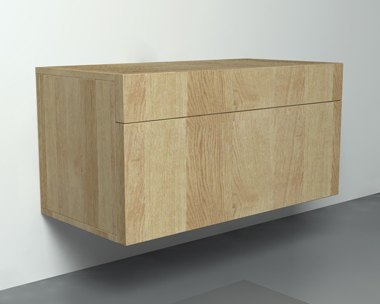 Simple_wall_hung_dresser_LARGE product by Flaminia_Design