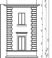 Relief: Porta Portese palace Rome