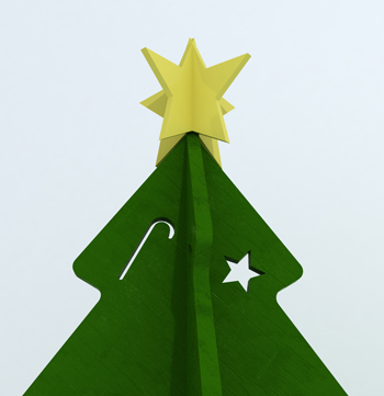 Wooden Xmas tree