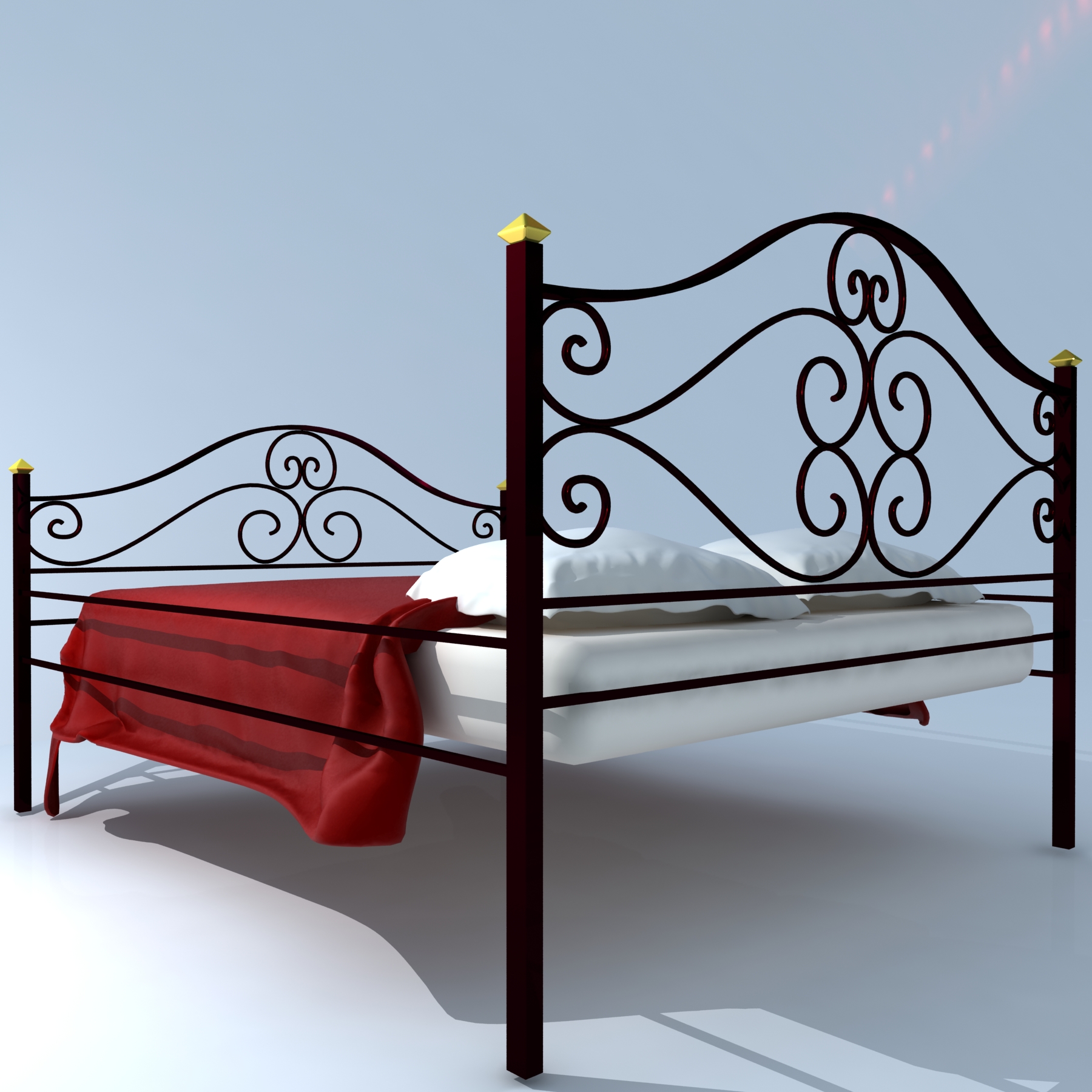 ArchiBit Generation s.r.l. - 3D models - bed - wrought_iron_bed